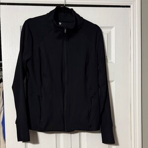all in motion Black Full-Zip Lightweight Active Jacket